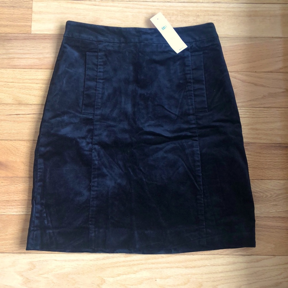 Black Velvet Skirt